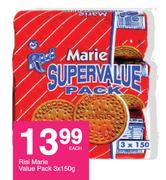 Risi Marie Vlaue Pack-3 x 150g Each