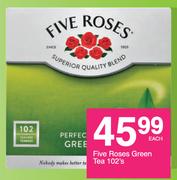 Five Roses Green Tea-102's Each