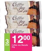 Coffee Joy Biscuits-For 3 x 45g