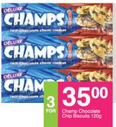 Champ Chocolate Chip Biscuits-For 3 x 120g