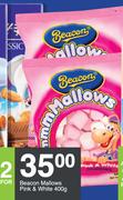 Beacon Mallows Pink & White-For 2 x 400g