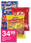 Nestle Fun Bag Smarties/Tex/Kitkat-Each