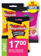 Beacon Maynards Pre Pack-For Any 2 x 60g/75g