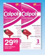 Calpol Paediatric Syrup-50ml Each