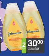 Johnson's Baby Shampoo-For Any 2 x 100ml