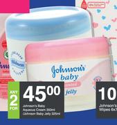 Johnson's Baby Aqueous Cream 350ml/ Johnson Baby Jelly 325ml-For Any 2