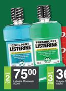 Listerine Moutwash-For Any 2 x 500ml
