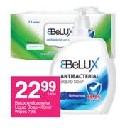 Belux Antibacterial Liquid Soap 473ml/Wipes 72's-Each