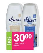Dawn Lotion-For Any 2 x 400ml 