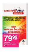 Activo Vite Multivitamin Tablets-30's Each