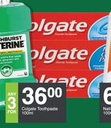Colgate Toothpaste-For Any 3 x 100ml