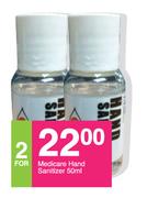 Medicare Hand Sanitizer-For 2 x 50ml