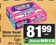 Mister Sweet Marshmallow Eggs-24 x 16g