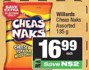 Willards Cheas Naks Assorted-135g