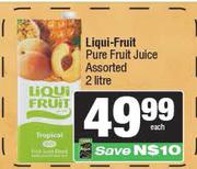 Liqui-Fruit Pure Fruit Juice Assorted-2Ltr