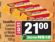 Save Mor Lemon Creams Or Marie Biscuits-For Any 3 x 150g