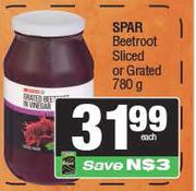 Spar Beetroot Sliced Or Grated-780g Each