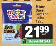 Mister Sweet Gums Or Jellies-125g