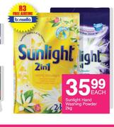 Sunlight Hand Washing Powder-2Kg Each