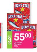 Lucky Star Pilchards-For Any 3 x 400g