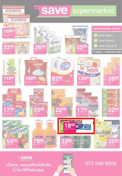 Save Supermarket (27 August - 11 September 2020), page 1