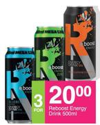 Reboost Energy Drink-For 3 x 500ml
