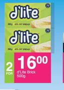 D'Lite Brick-2 x 500g