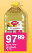 Save Pure Sunflower Oil-5Ltr 