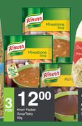 Knorr Packet Soup/ Tasty-For Any 3 x 50g