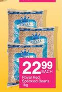 Royal Red Speckled Beans-1kg Each