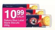 Bakers Blue Label Marie Biscuits-200g Each
