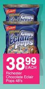 Richester Chocolate Eclair Pops-48's Each