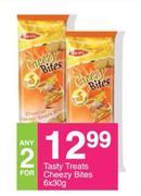 Tasty Treats Cheezy Bites-For Any 2 x 6 x 30g