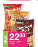 Frimax Chips-For Any 2 x 150g