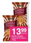 Diddle Daddle Caramel Clusters-150g Each