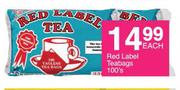 Red Label Teabags-100's Each