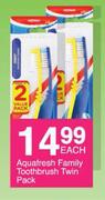 Aquafresh Family Toothbrush Twin Pack-Each