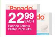 Panado Tablets Blister Pack-24's Each