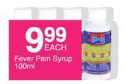 Fever Pain Syrup-100ml Each