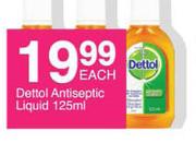 Dettol Antiseptic Liquid-125ml Each