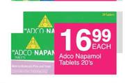 Adco Napamol Tablets-20's Each