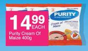 Purity Cream Or Maize-400g Each
