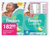 Pampers Active Baby Jumbo Pack-Each