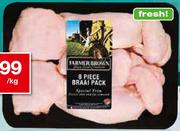 Farmer Brown Fresh Chicken Braai Pack-1Kg