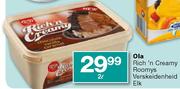 Ola Rich 'n Creamy Roomys Verskeidenheid Elk-2l