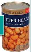 Pot O' Gold Butter Beans In Tomato Sauce-400gm
