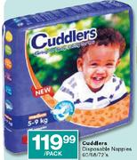 Cuddlers Disposable Nappies-60/68/72's