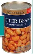 Pot O' Gold Butter Beans In Tomato Sauce-400gm