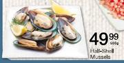 Half-Shell Mussets-500gm