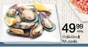 Half-Shell Mussets-500gm